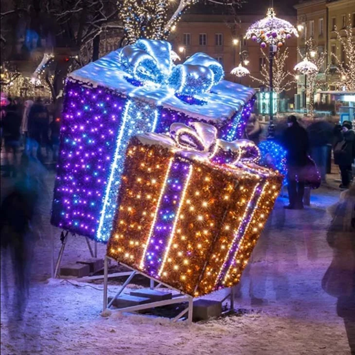 christmas gift box lights christmas gift box lights